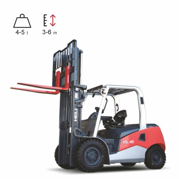 vysokozdvižné vozíky spaľovacie HELI profi G3 4-5t