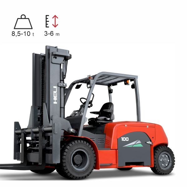 vysokozdvižné vozíky elektrické HELI štandard G 8,5-10t, štvorkolesové