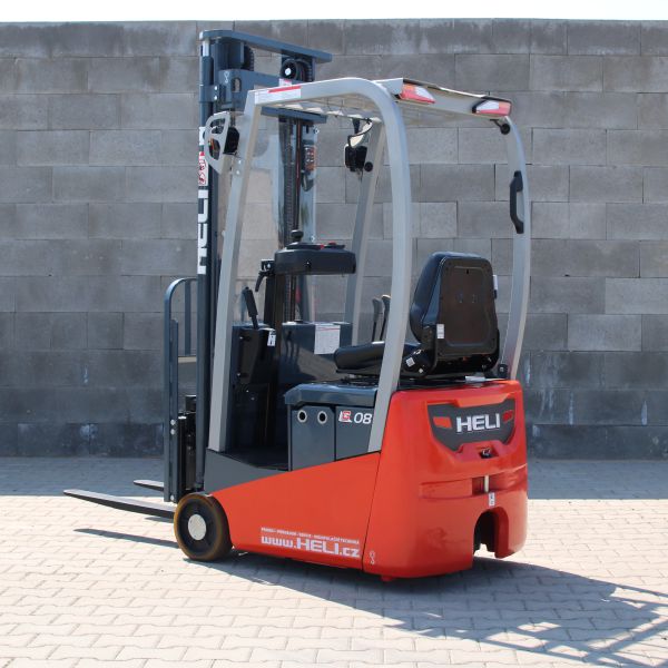 Vysokozdvižné vozíky elektrické HELI EKO G 0,8-1,2t, tříkolové