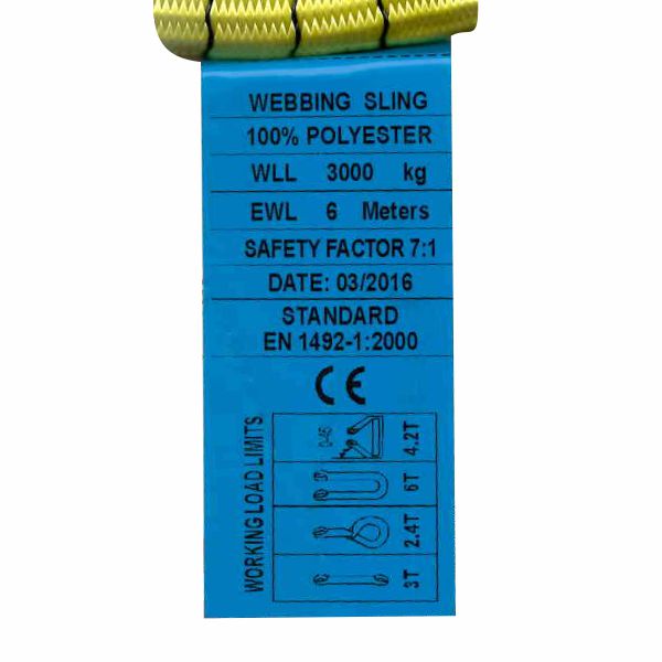 zdvíhací popruh oko - oko W30-3-6M