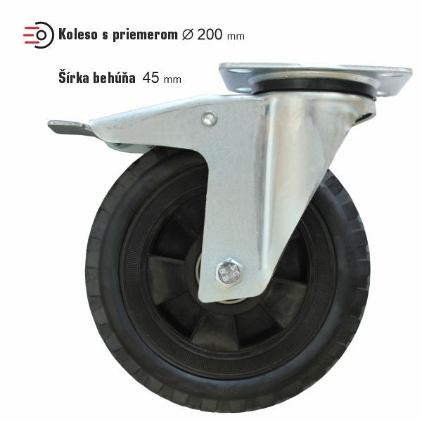 koleso s klietkou k zdvíhaciemu stolu SP200