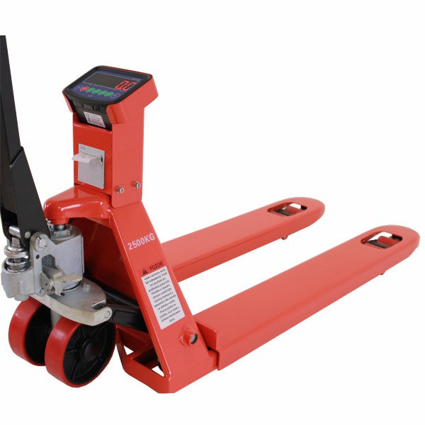 paletový vozík s váhou a tlačiarňou eulift WH-25ESP