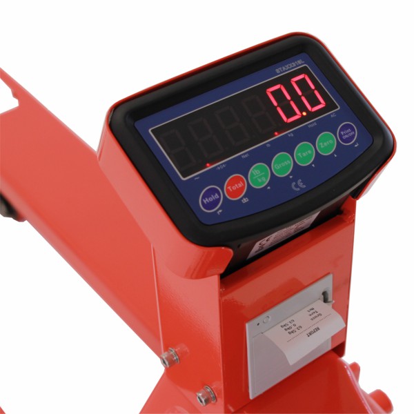 paletový vozík s váhou a tlačiarňou eulift WH-25ESP