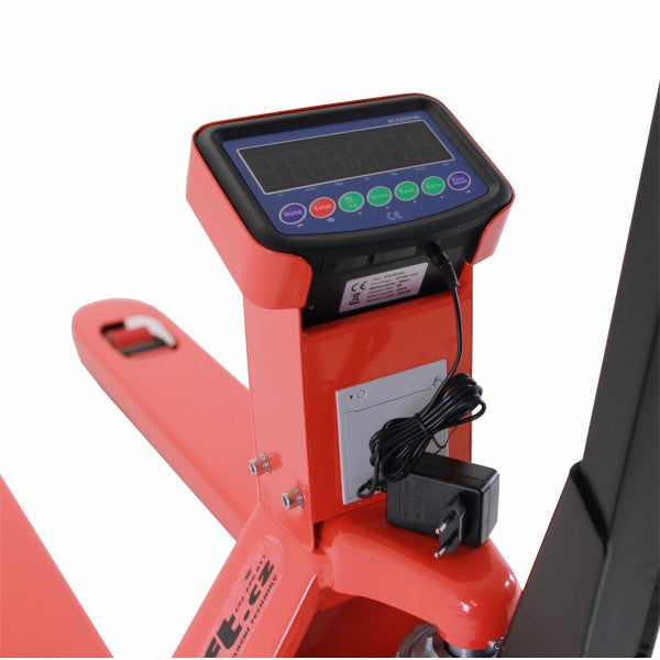 paletový vozík s váhou a tlačiarňou eulift WH-25ESP