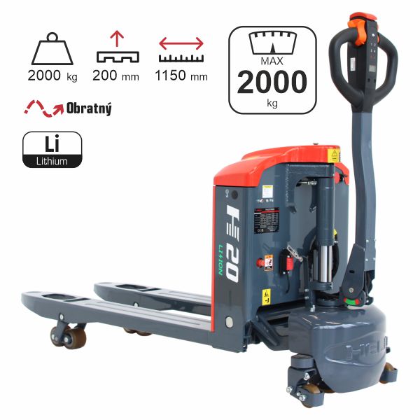 paletový vozík elektrický HELI CBD20-BLIH
