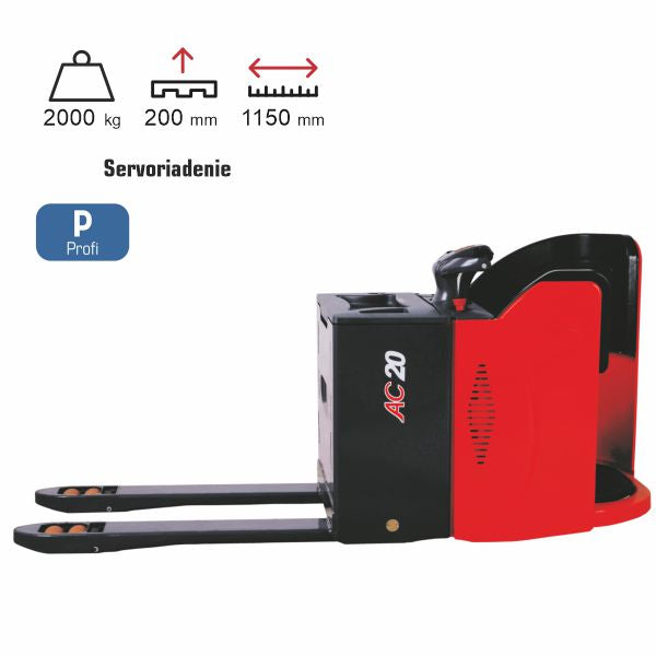 paletový vozík elektrický profi HELI CBD20ER