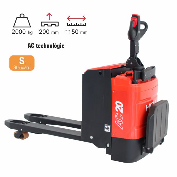 paletový vozík elektrický štandard HELI CBD20EPMB