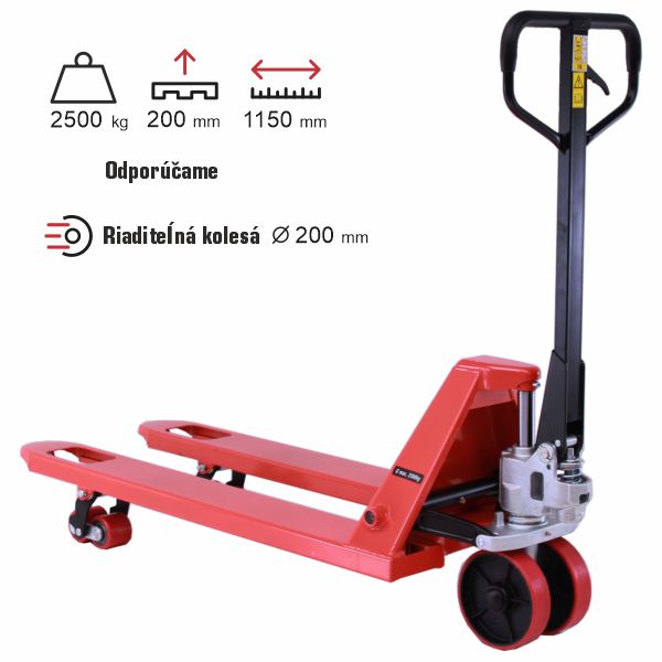 paletový vozík štandard eulift BF25