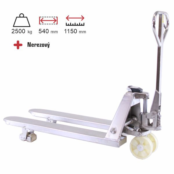 paletový vozík nerezový eulift BFS
