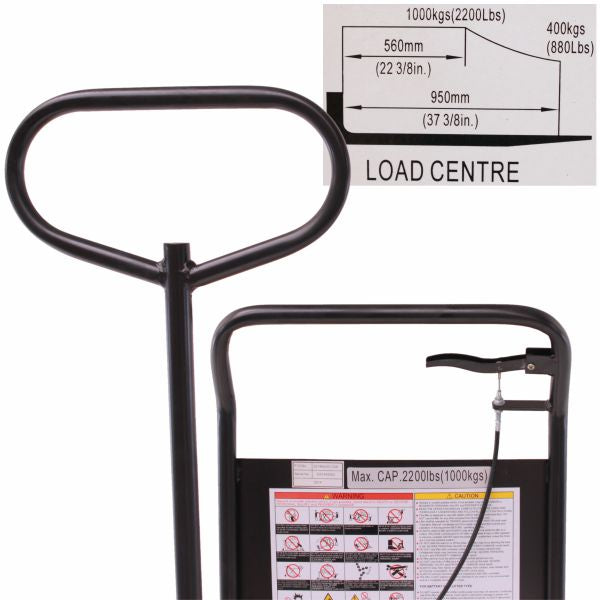 paletový vozík nožnicový a pstôl v jednom eulift PL100S