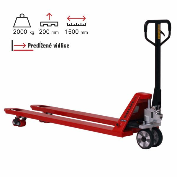 paletový vozík dlhý eulift BF1500