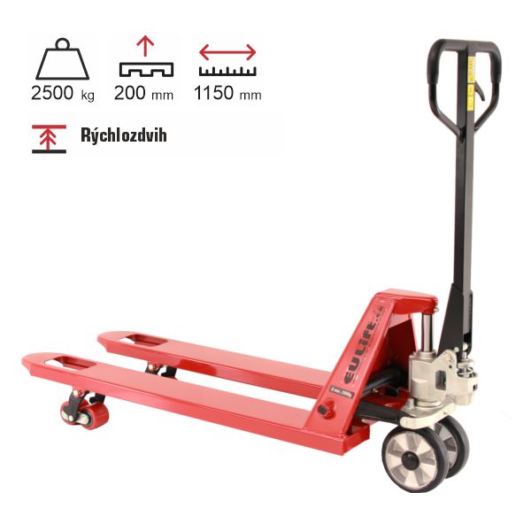 paletový vozík s rýchlozdvihom eulift BFQ25
