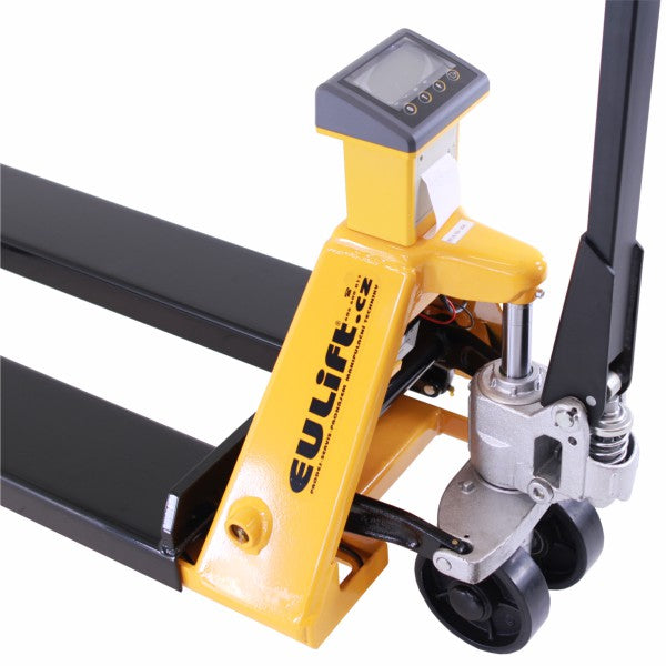 paletový vozík s váhou a tlačiarňou eulift BFC6-8