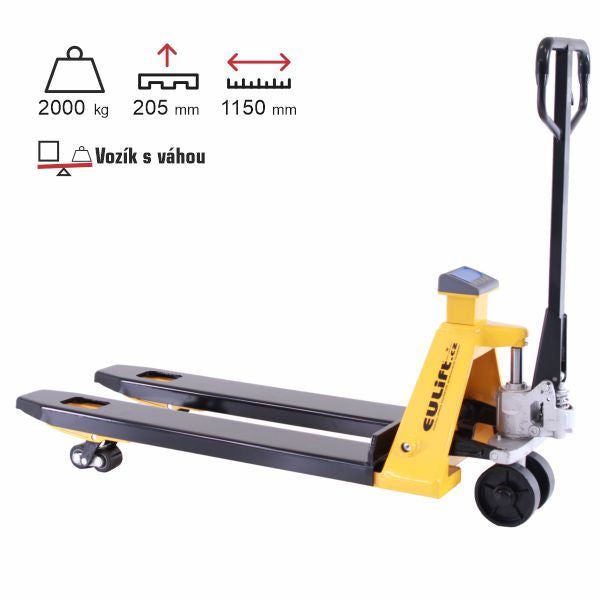 paletový vozík s váhou eulift BFC6-7