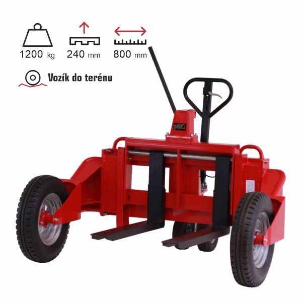 paletový vozík terénny eulift RTT