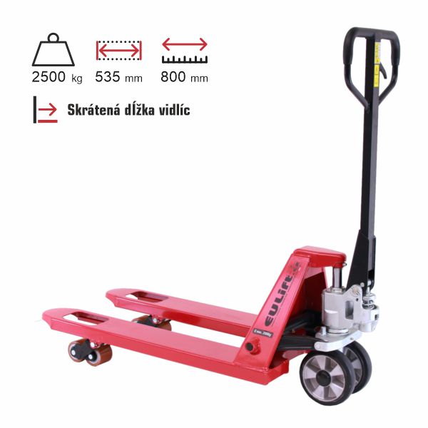 paletový vozík skrátený eulift BF800T