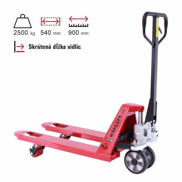 paletový vozík skrátený eulift BF900S