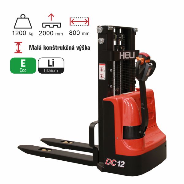 vysokozdvižný vozík elektrický eko CDD1220J-LI