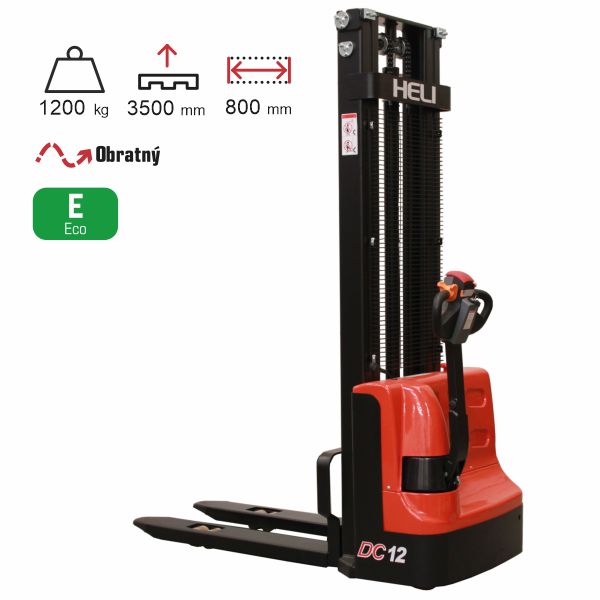 vysokozdvižný vozík elektrický eko HELI CDD1235J