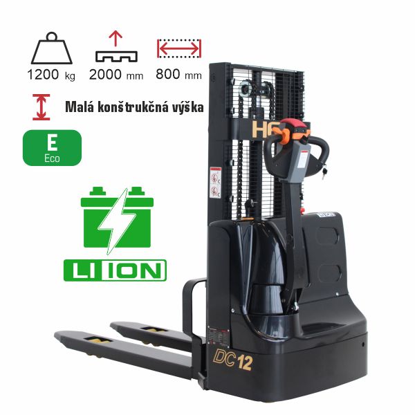 Vysokozdvižný vozík CDD1220J-LI BLACK EDITION