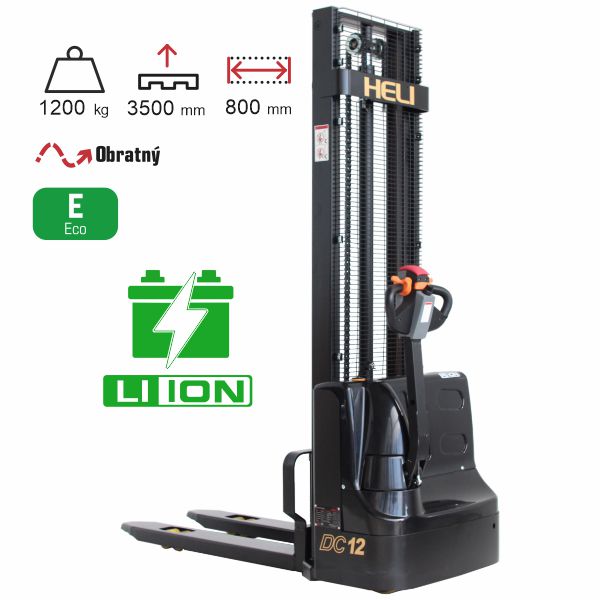 Vysokozdvižný vozík CDD1235J-LI BLACK EDITION