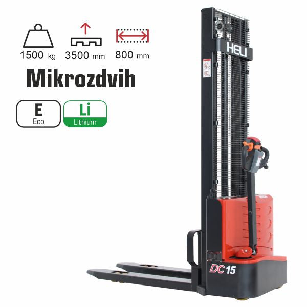 Vysokozdvižný vozík CDD1535J-LI s MIKROZDVIHOM