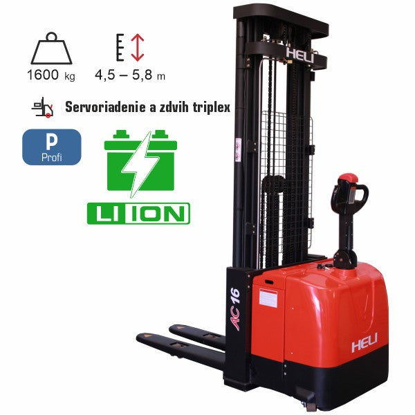 Vysokozdvižný vozík CDD16TE-LI