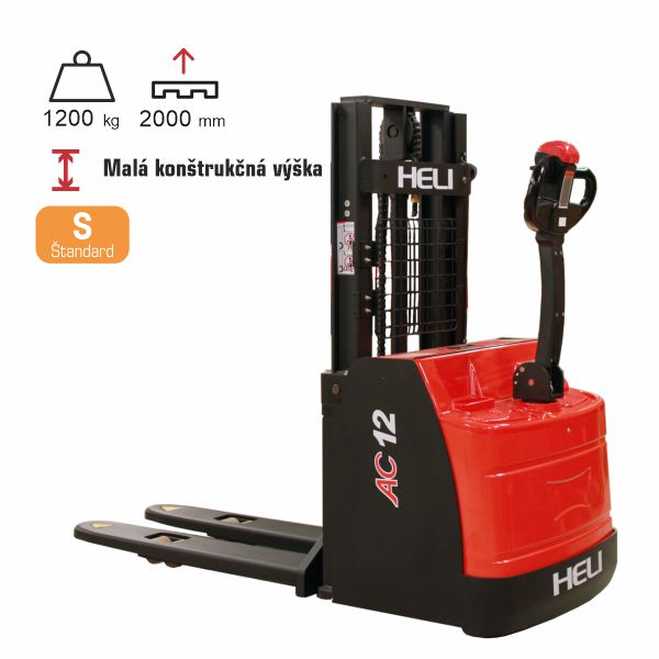vysokozdvižný vozík štandard HELI CDD1220EL