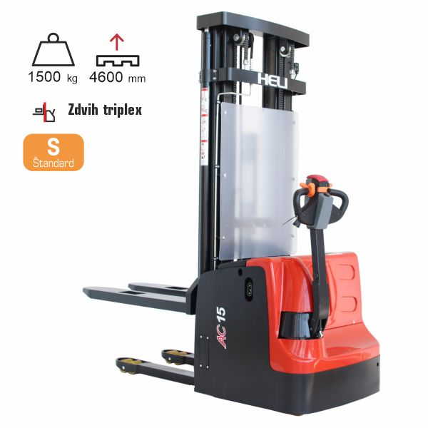vysokozdvižný vozík elektrický štandard HELI CDD1546J-ZSM