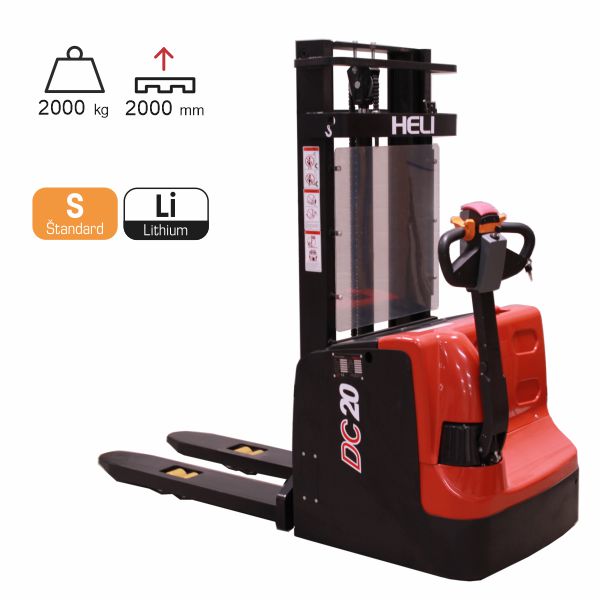 vysokozdvižný vozík elektrický štandard HELI CDD2020J-LI