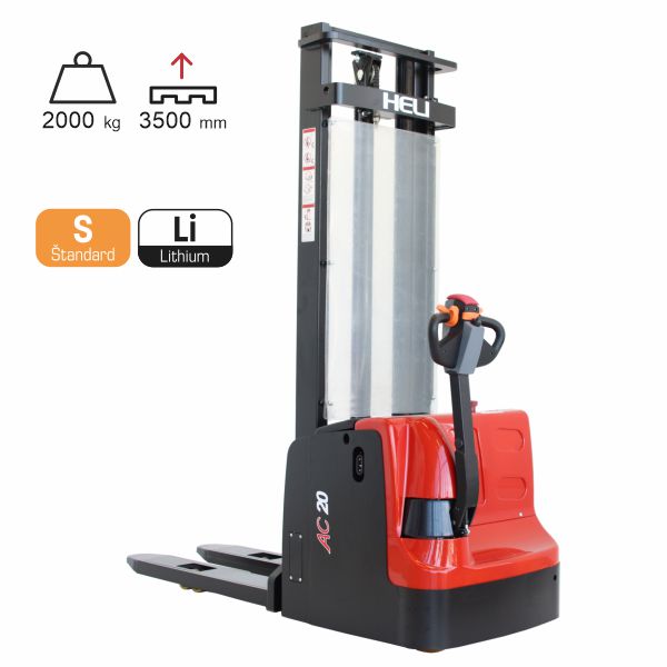 vysokozdvižný vozík elektrický štandard HELI CDD2035J-LI