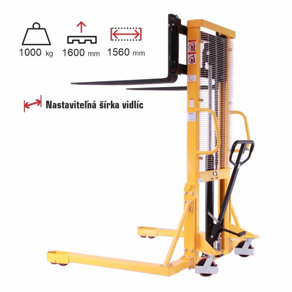 vysokozdvižný vozík manuálny eulift SDJAS1016