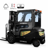 Vysokozdvižný vozík elektrický HELI H4-LI 3,5t BLACK EDITION