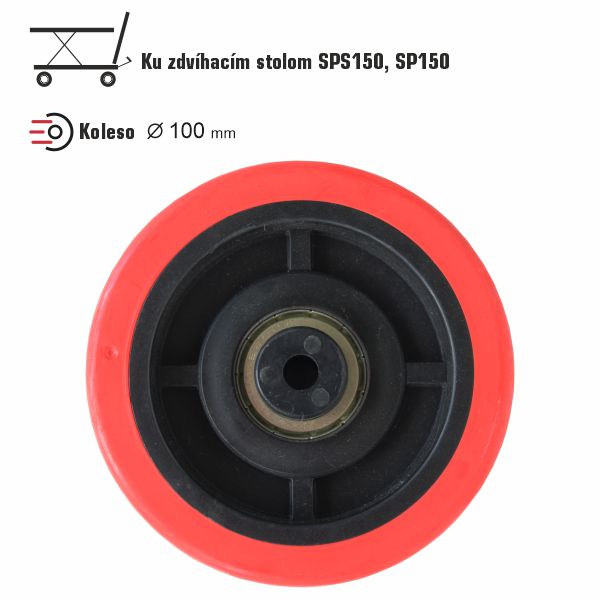 Koliesko k zdvíhacím stolom SP150 a SPS150 s ložiskami