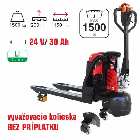 Paletový vozík CBD15J-LI-S