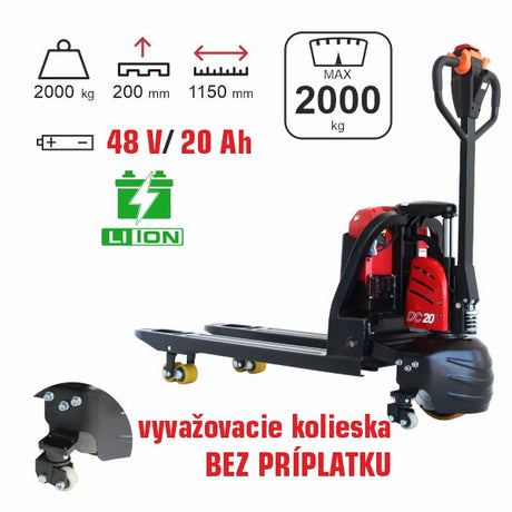 Paletový vozík CBD20J-LI-S