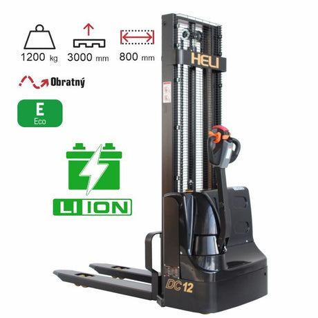 Vysokozdvižný vozík CDD1230J-LI BLACK EDITION